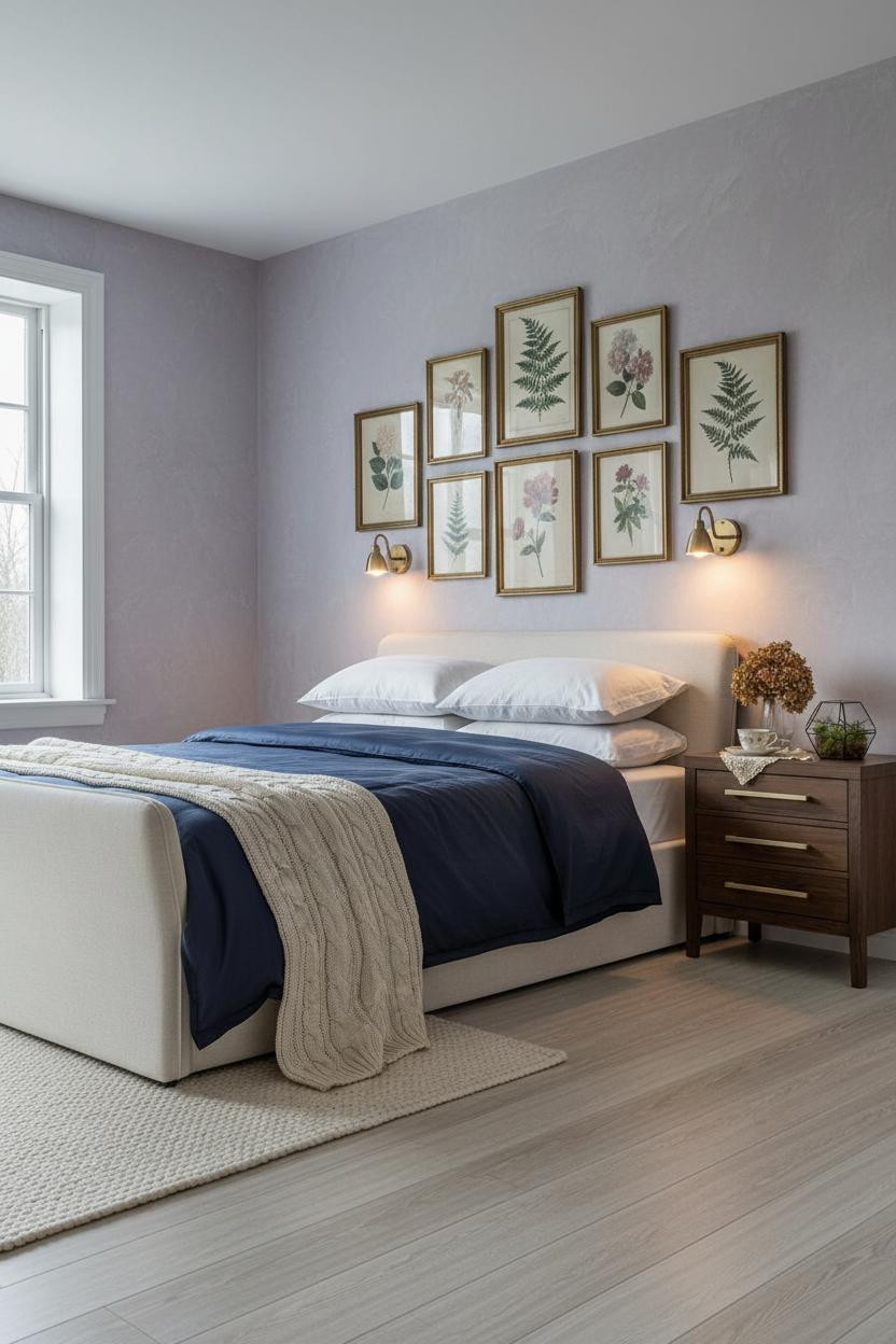 Cottagecore Bedroom Vintage Botanical Gallery Wall