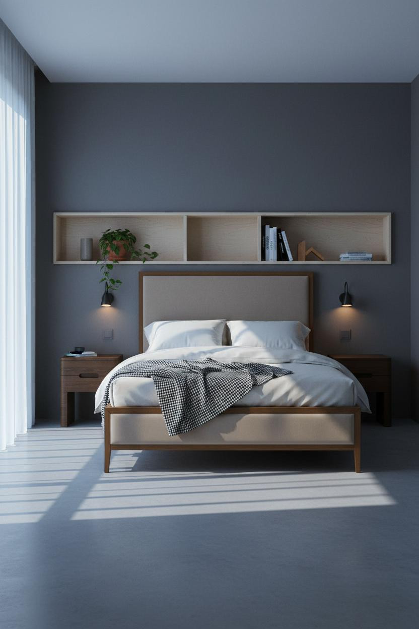 Korean Studio Apartment Minimalist Bedroom Niche