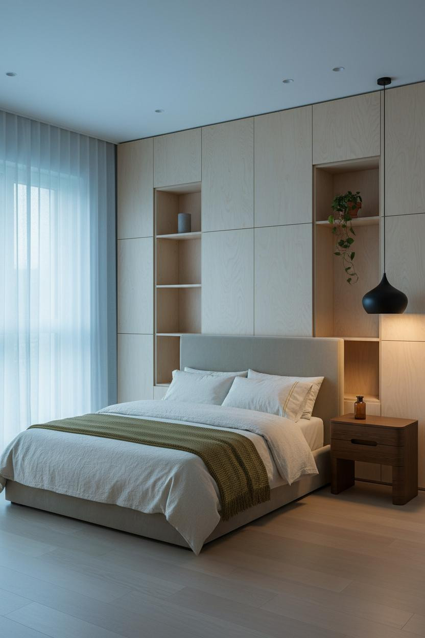 Korean Studio Apartment Minimalist Storage Design