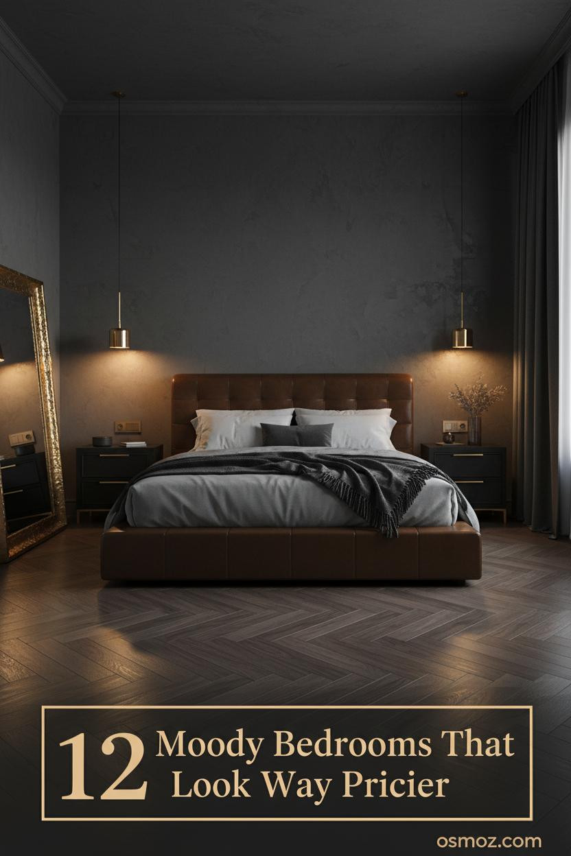 12+ Moody Bedrooms That Feel Dark but Still Somehow Warm