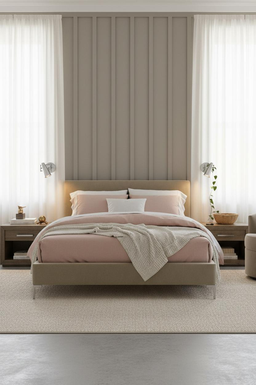 Couple Bedroom Ideas Board Batten Accent