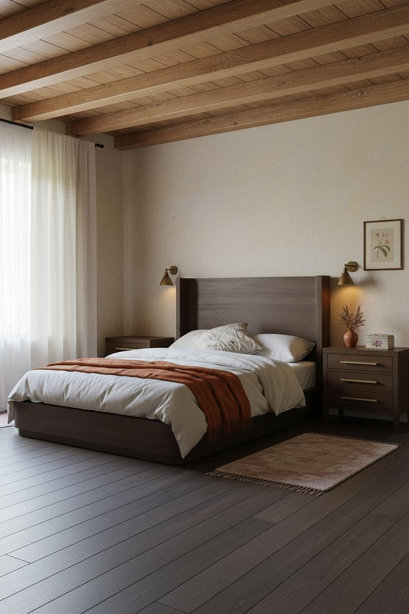 Cottagecore Bedroom Grandmacore Vintage Beams