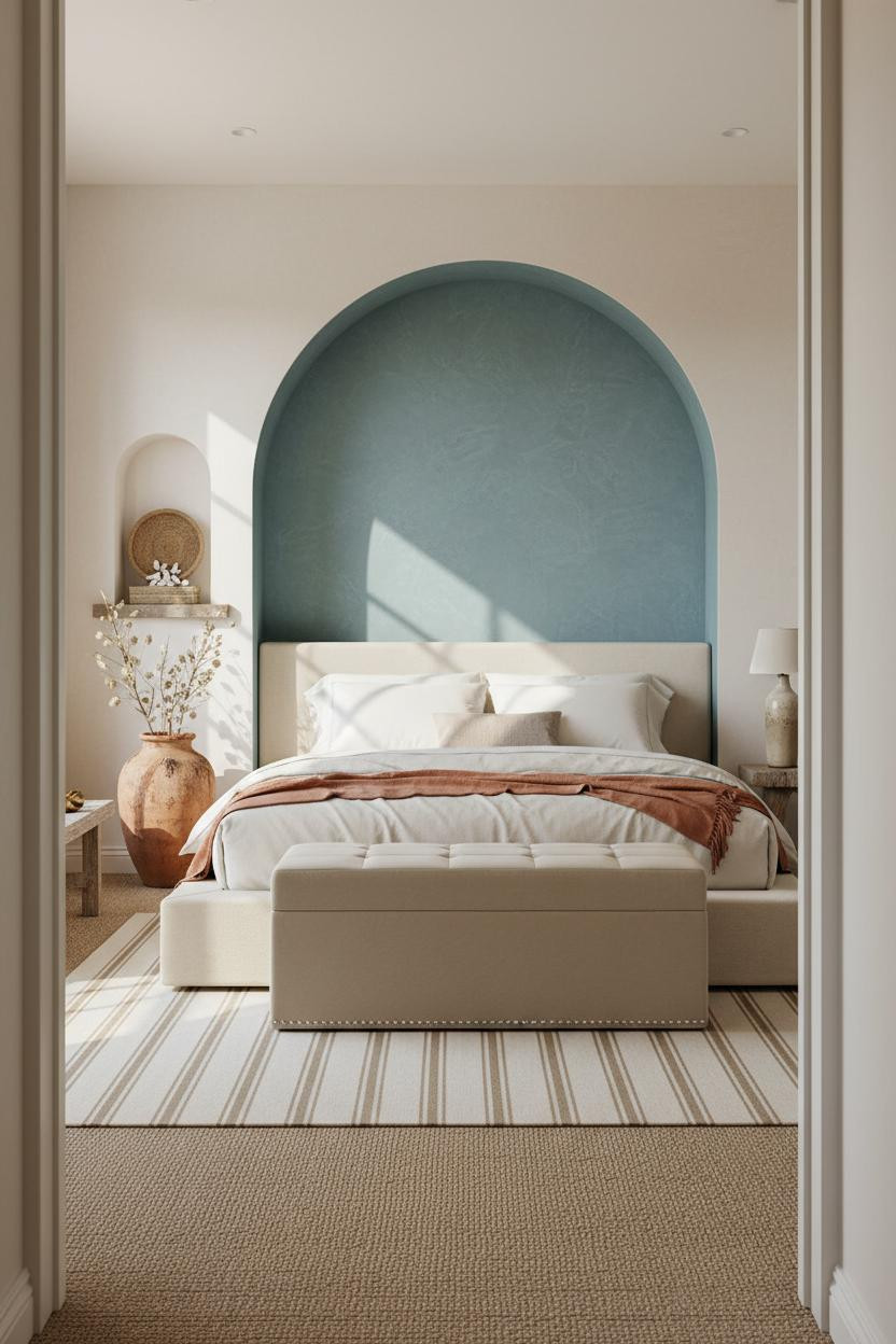 Coastal Blue Bedroom Teal Niche Master