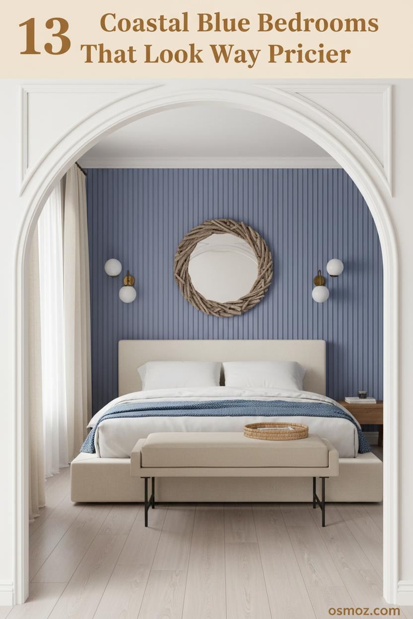 13+ Coastal Blue Bedrooms That Actually Feel Like the Ocean