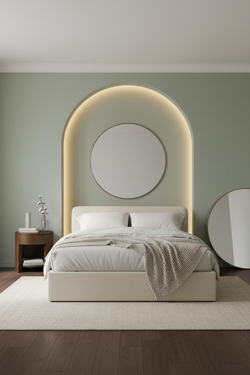 Primary Bedroom Attic Cove Lighting Modern