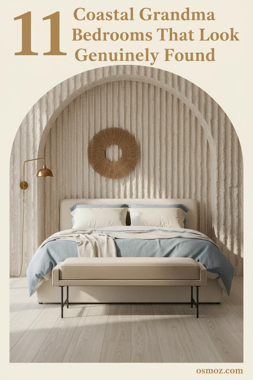 11+ Coastal Grandma Bedrooms That Feel Collected, Not Decorated