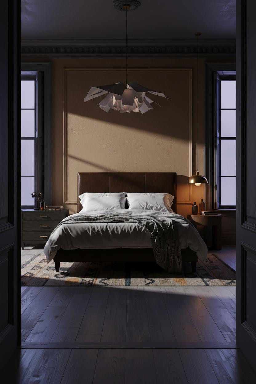 Moody Vintage Bedroom Dark Eclectic Decor