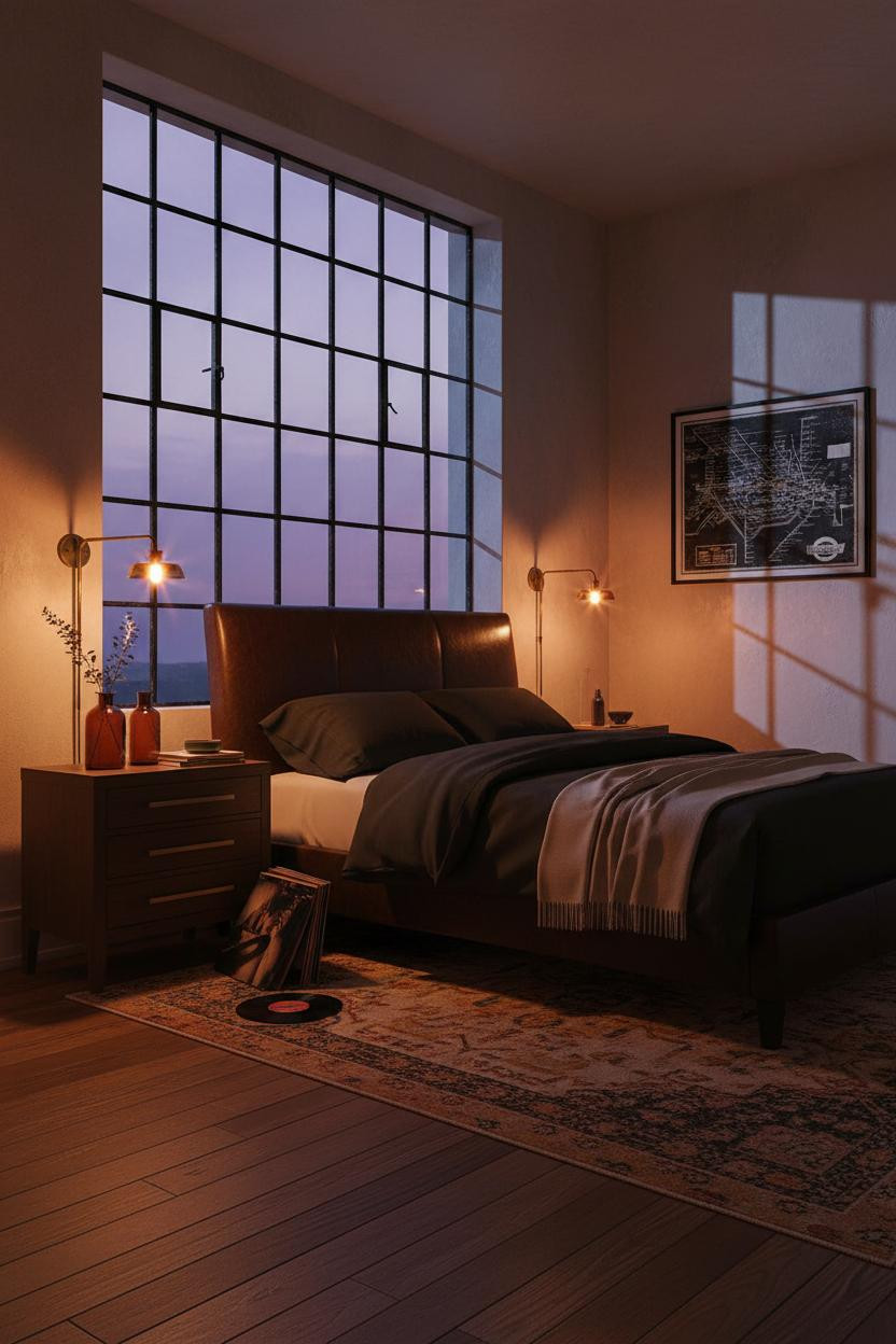Moody Vintage Bedroom Dark Cottagecore Design