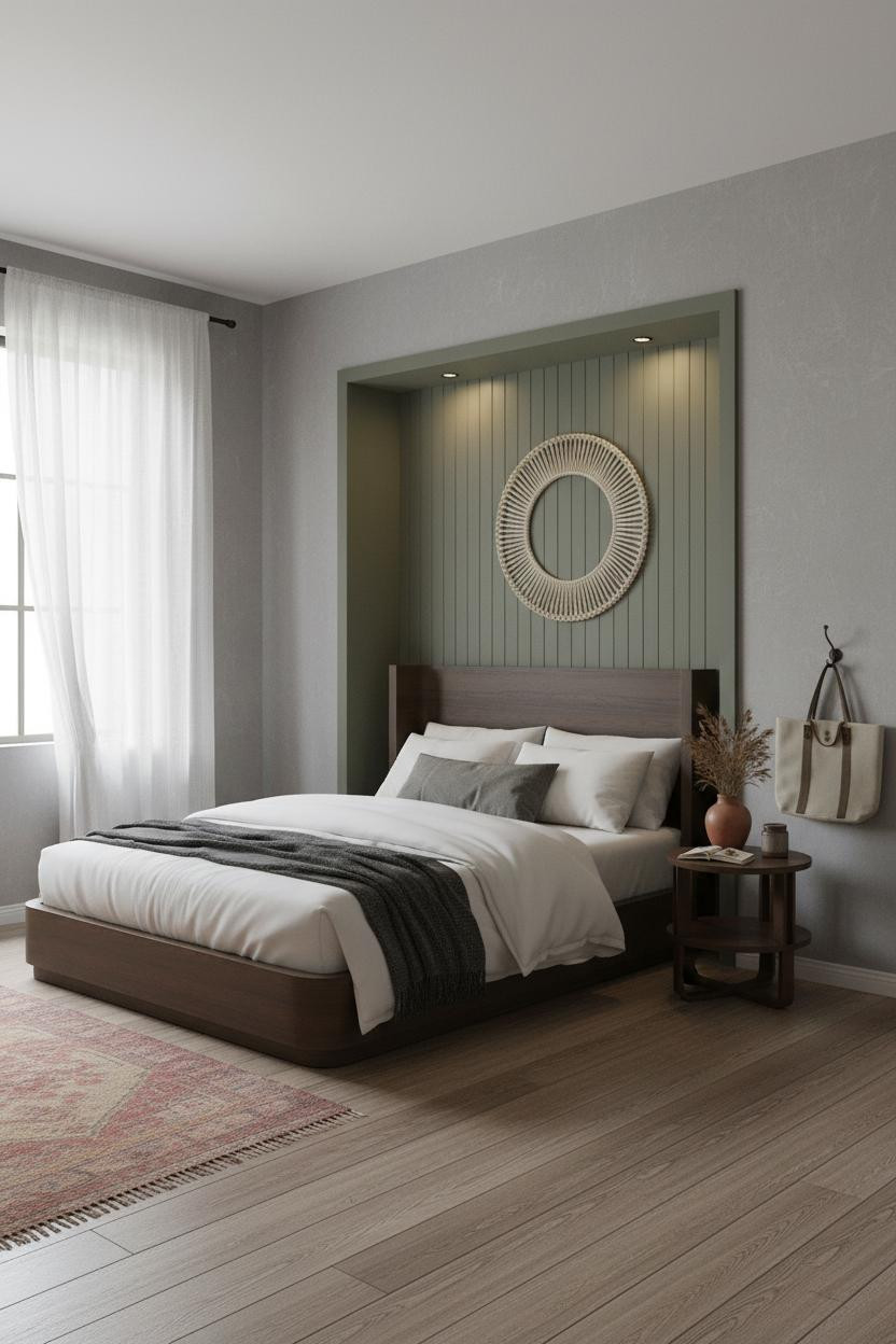 Rustic Bedroom Ideas Farmhouse Shiplap Alcove