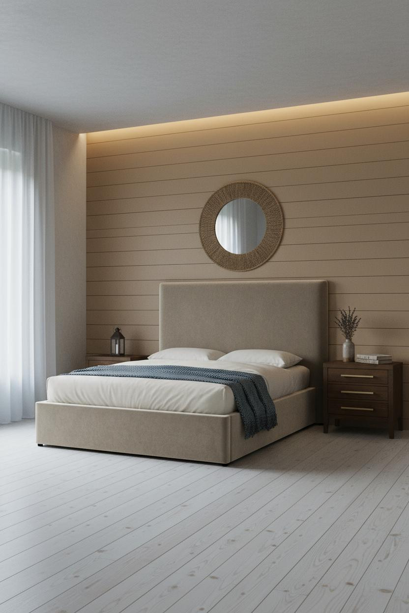Rustic Bedroom Board and Batten Farmhouse