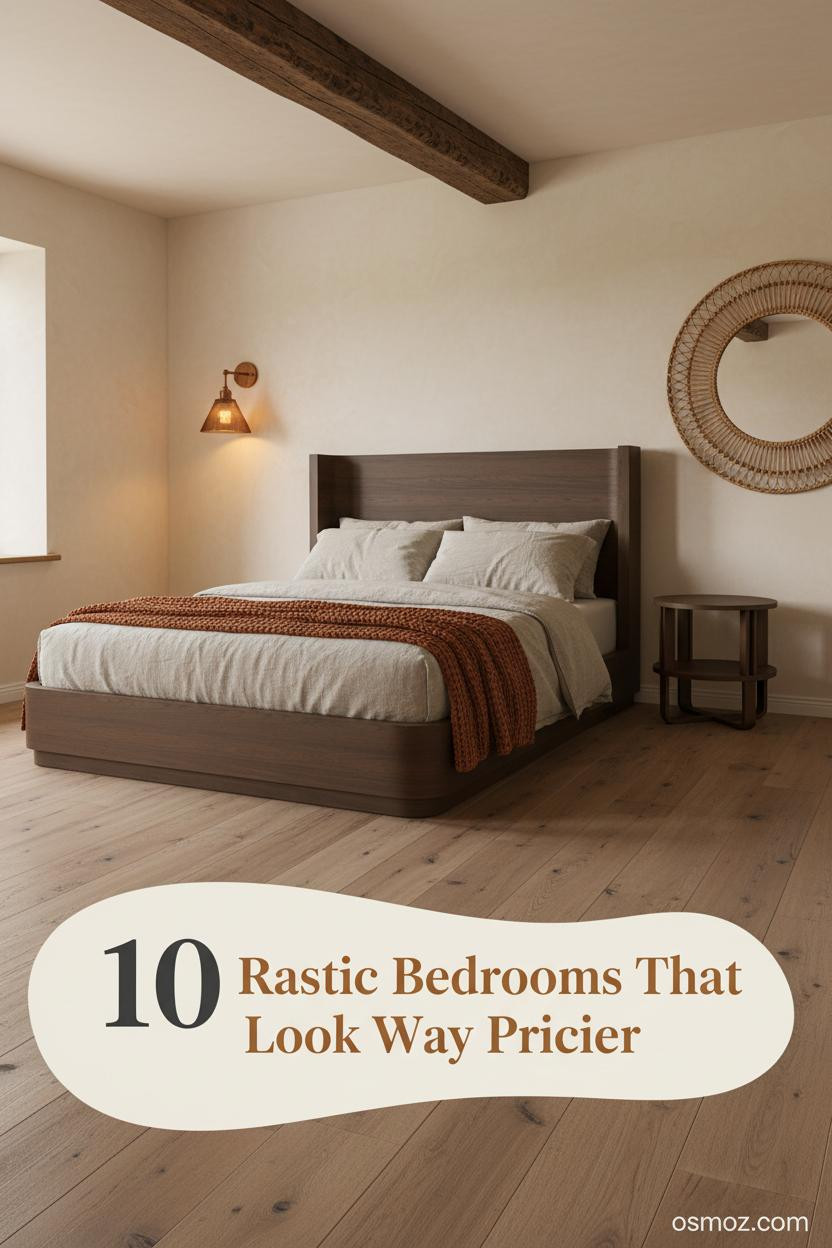 10+ Rustic Bedroom Ideas That Feel Warm Without Feeling Heavy