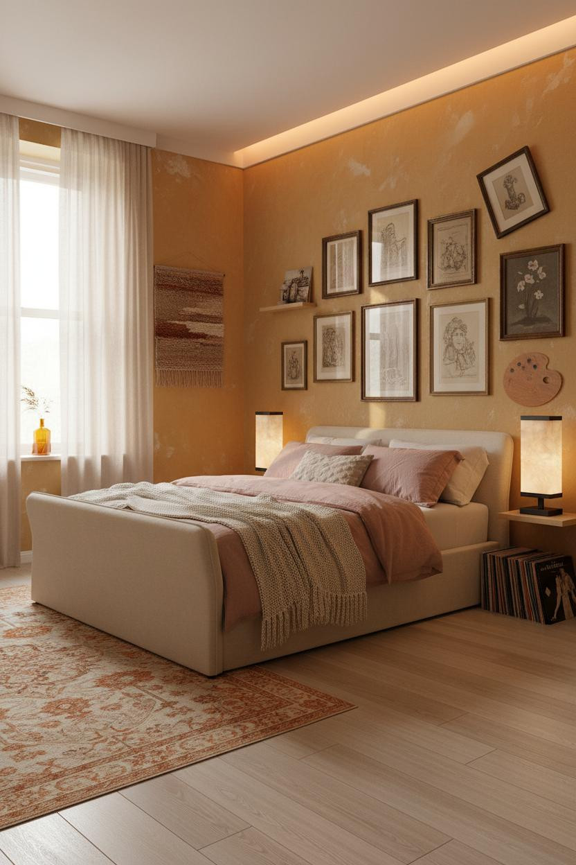Artsy Bedroom Vintage Aesthetic Ideas