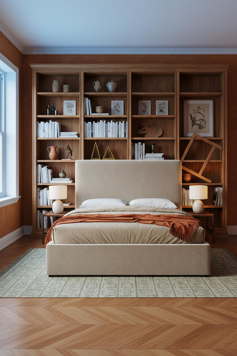 Artsy Bedroom Vintage Aesthetic Warm