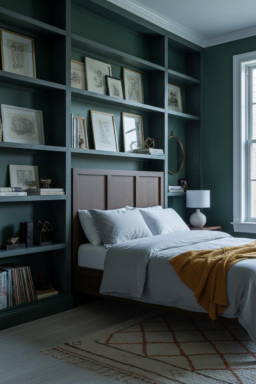 Artsy Bedroom Vintage Aesthetic Dark Walls