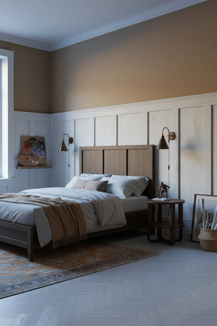 Artsy Bedroom Vintage Eclectic Decor