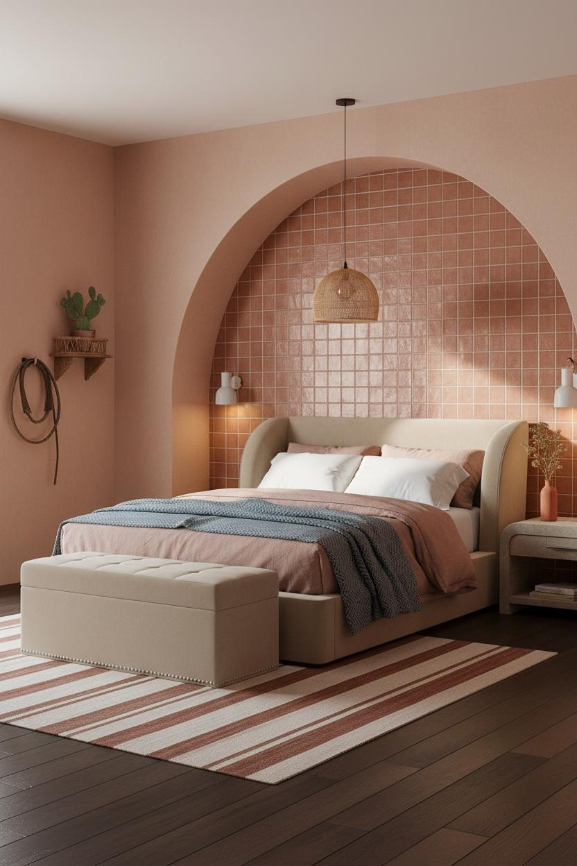 Girly Western Bedroom Arched Alcove Teens