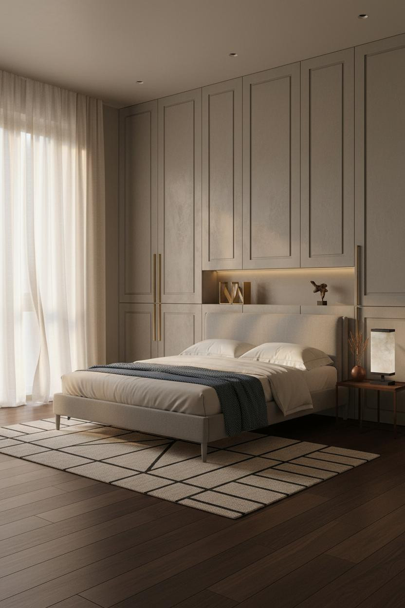 Luxury Bedroom Design Modern Master Paneled