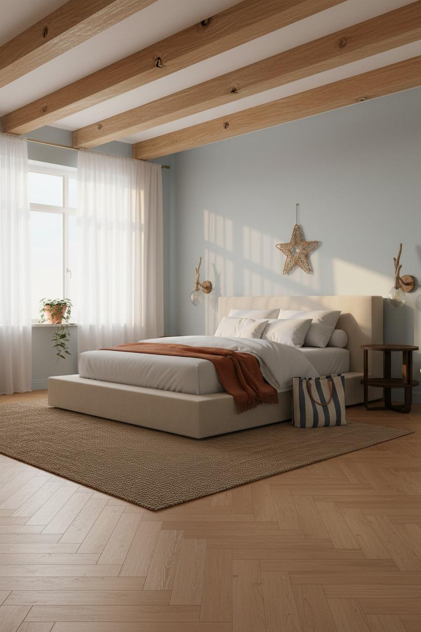 Coastal Teen Bedroom Beachy Aesthetic Natural Light