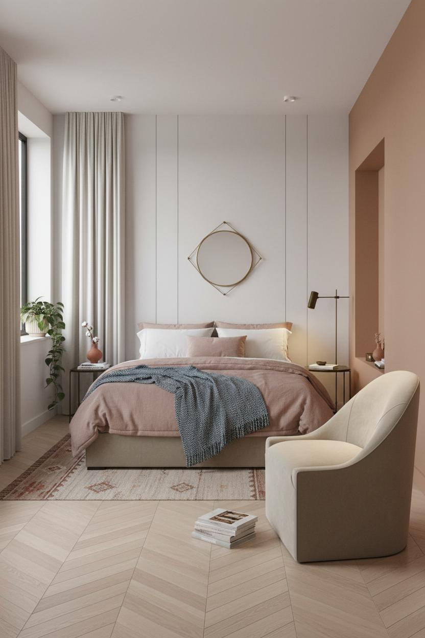 Tiny Guest Bedroom Board Batten Design