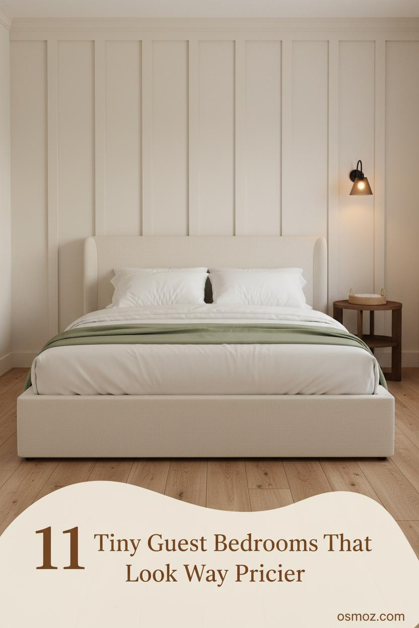 11+ Tiny Guest Bedroom Ideas That Actually Feel Like a Room