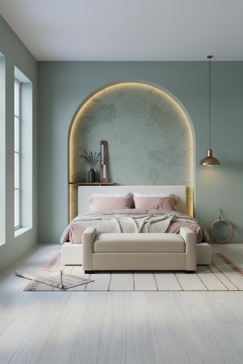 Nautical Bedroom Sage Green Alcove