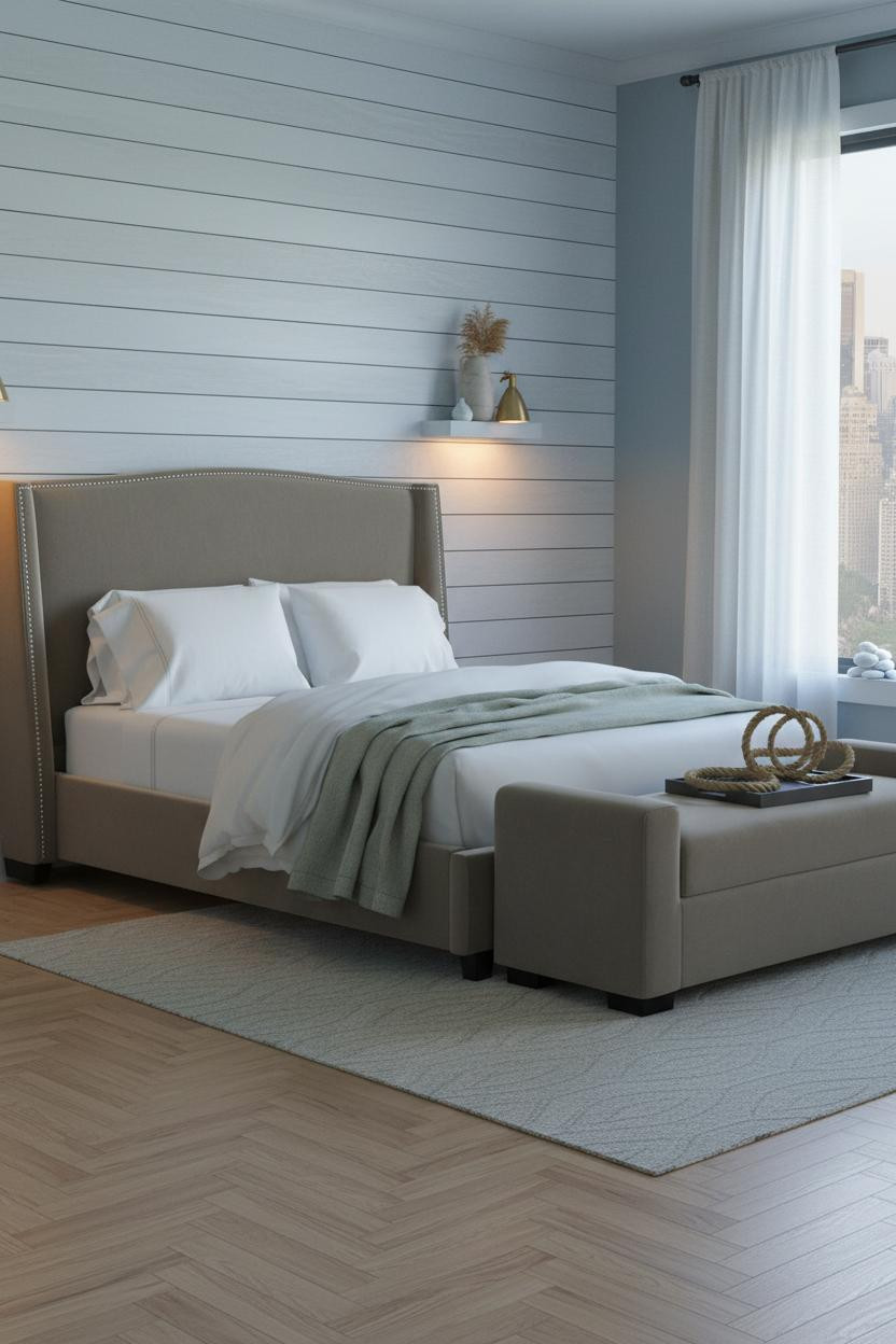 Nautical Bedroom Shiplap Coastal Design