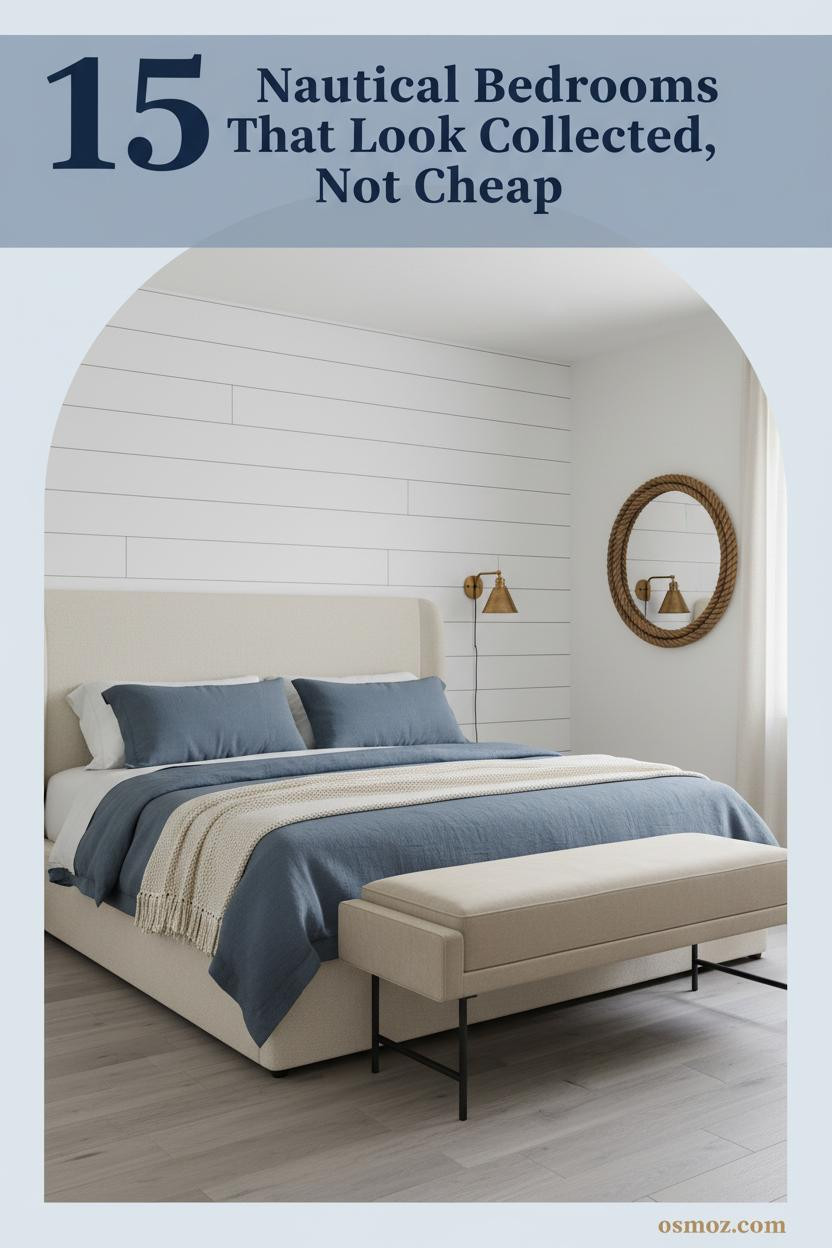15+ Nautical Bedroom Ideas That Feel Collected, Not Costume-y
