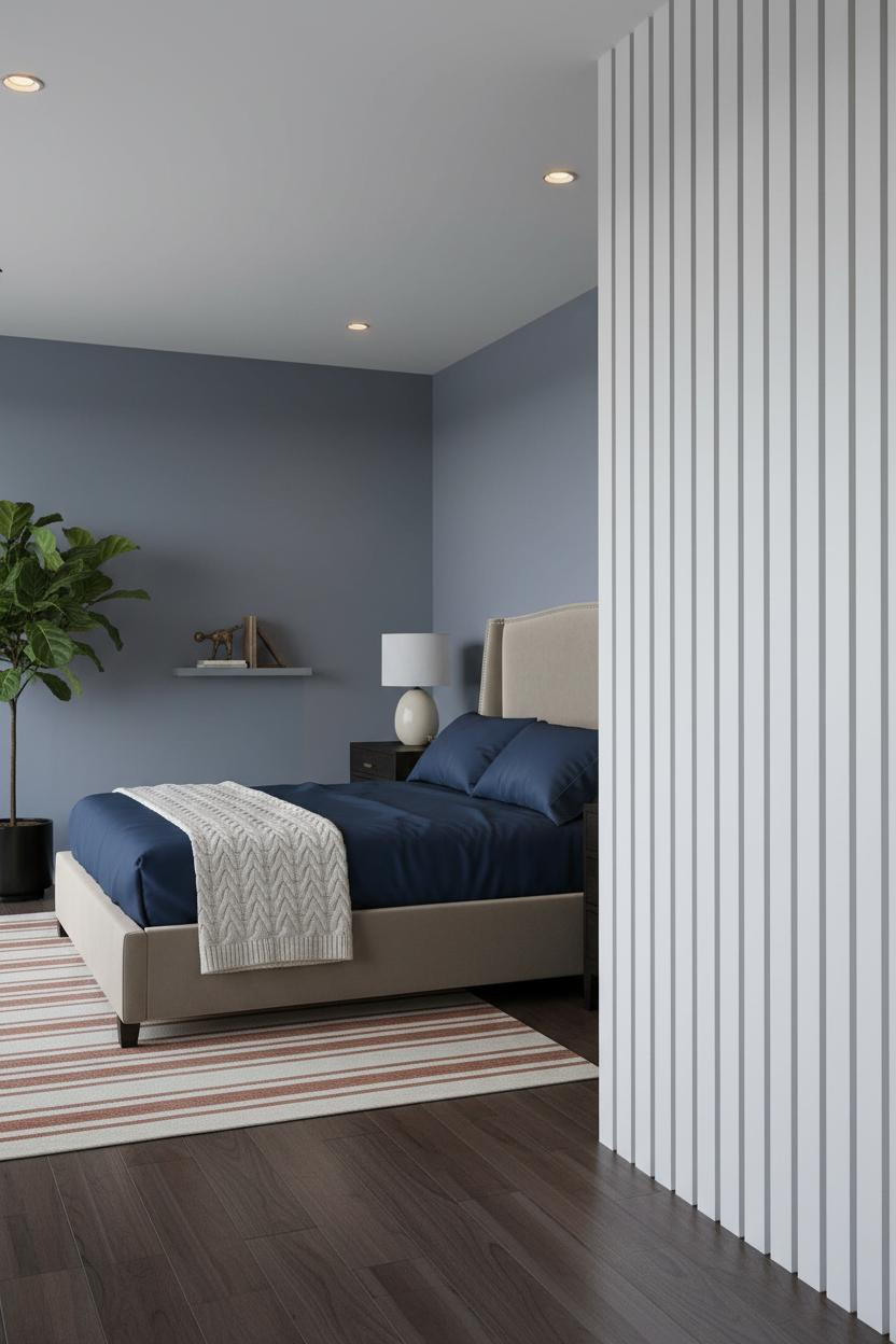 Small Bedroom Layout Vertical Panels