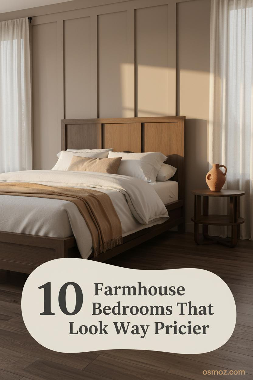 10+ Modern Farmhouse Bedrooms That Feel Warm Without Feeling Heavy