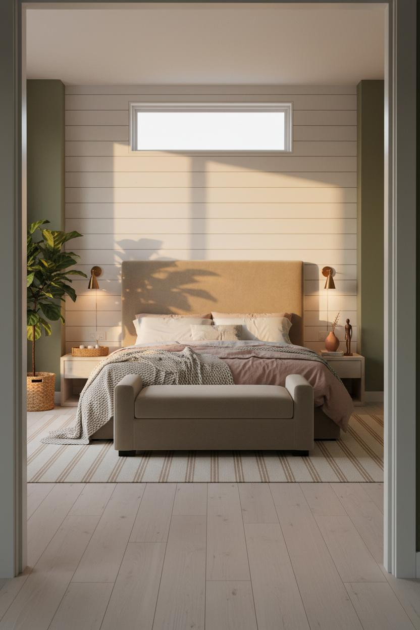 Hot Bedroom Couples Romantic Shiplap Coastal