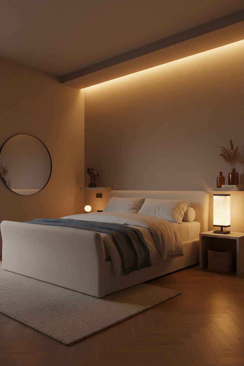 Cozy Bedroom Lighting Warm Cove LED