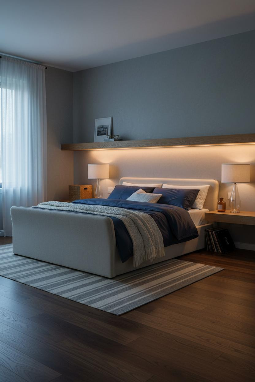 Cozy Bedroom Lighting Warm Layered Lamps