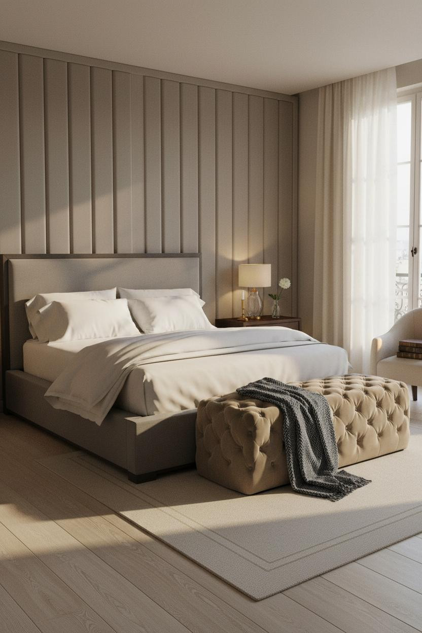 Classic Bedroom Quiet Luxury Headboard