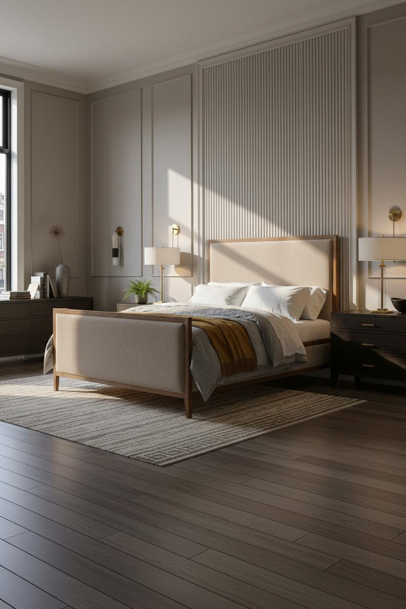 Classic Bedroom Quiet Luxury Pilasters