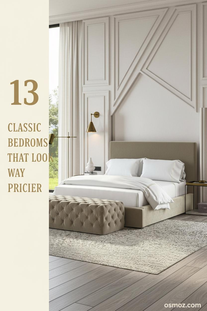 13+ Classic Bedrooms With That Quiet Luxury Feel