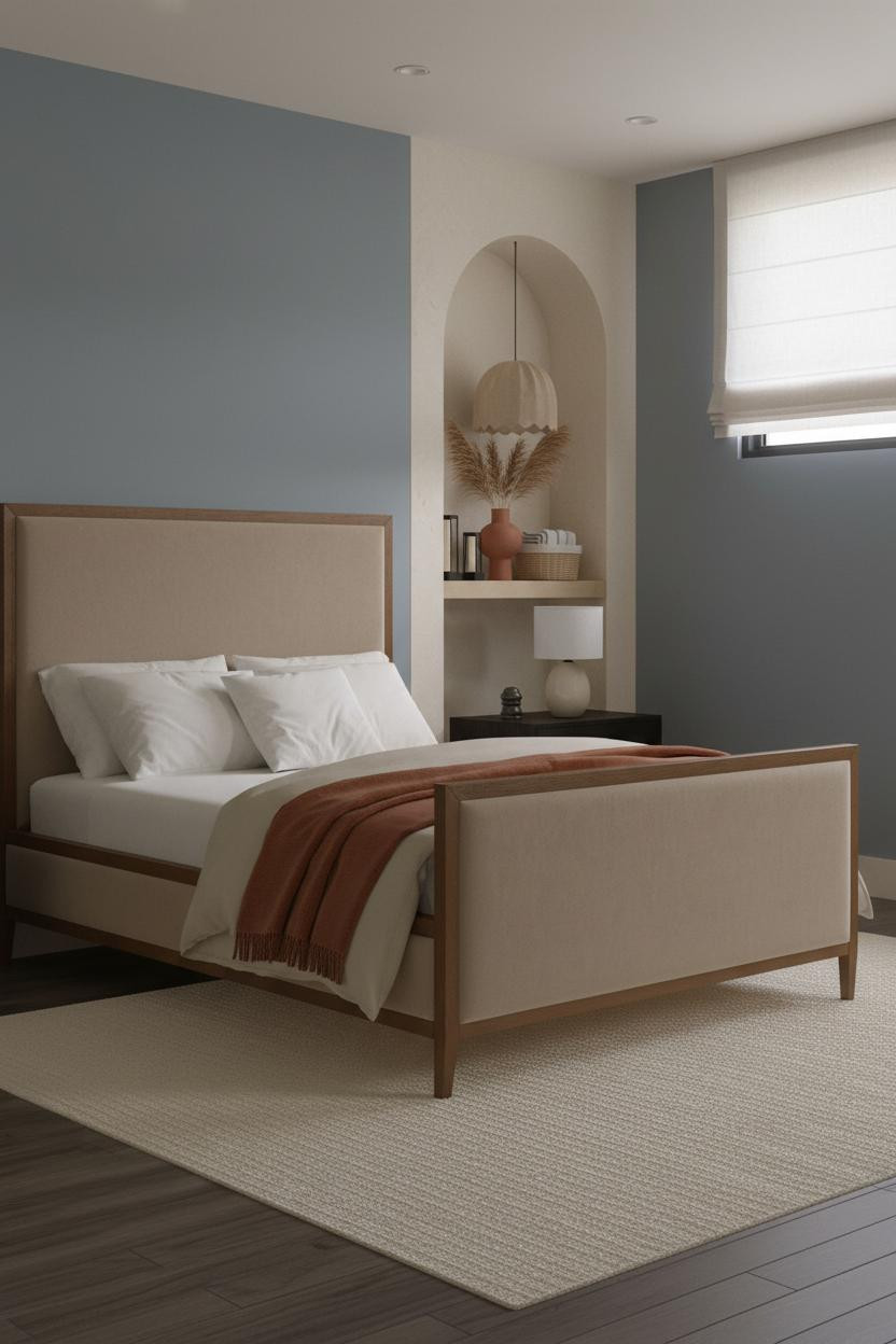 Small Guest Bedroom Arched Niche Daybed