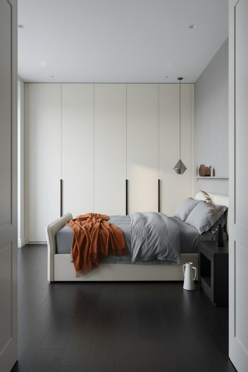 Luxury Wardrobe Design Bedroom Ivory Panels