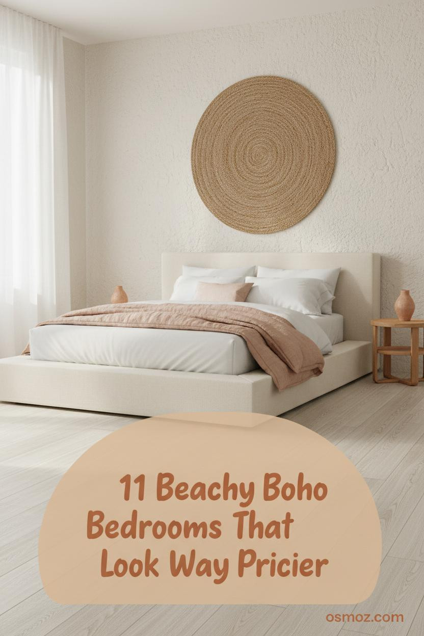 11+ Beachy Boho Bedrooms That Feel Like the Shore Found You