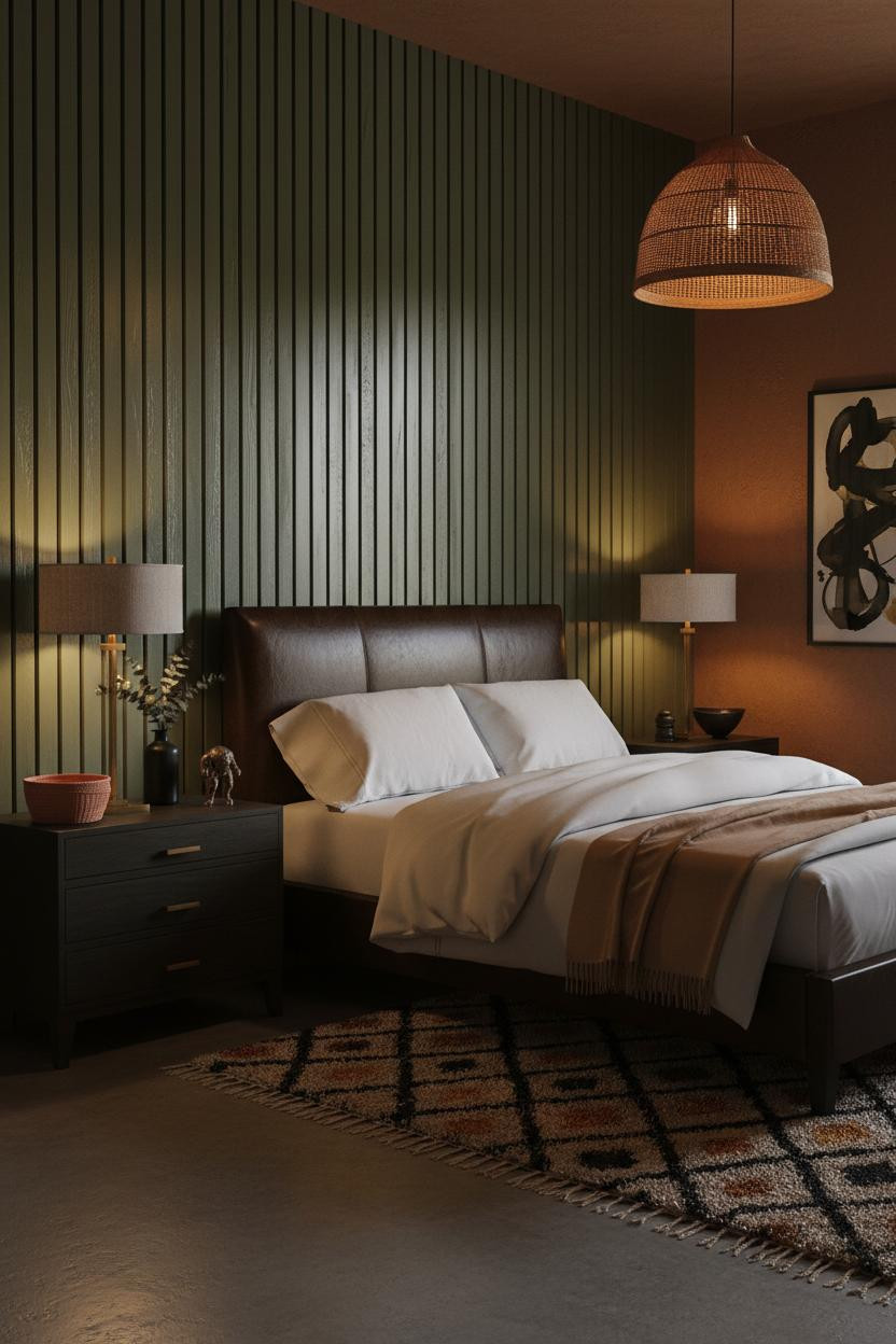 Dark Boho Bedroom Moody Earthy Aesthetic