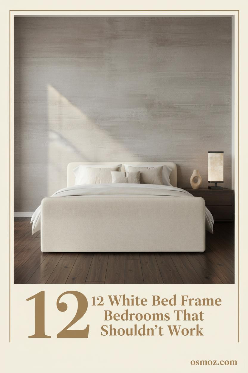 12+ White Bed Frame Ideas That Keep the Room From Feeling Cold