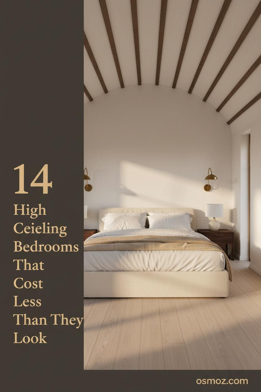 14+ High Ceiling Bedrooms That Make the Whole Room Feel Like It Has No Limits
