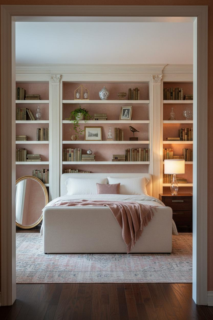 Vintage Princess Bedroom Regency Shelving