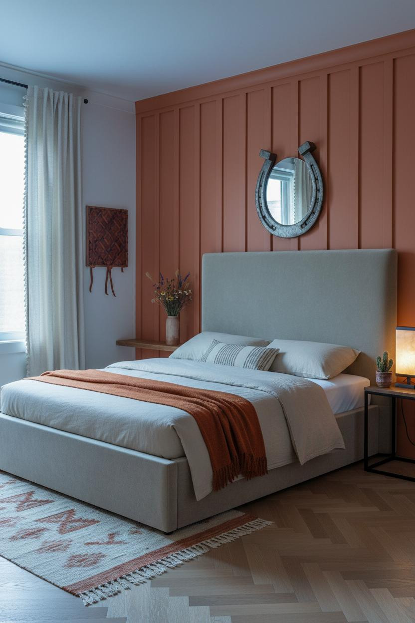 Girly Western Bedroom Terracotta Boho