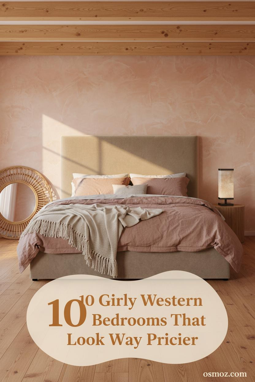 10+ Girly Western Bedrooms That Feel Collected Rather Than Decorated