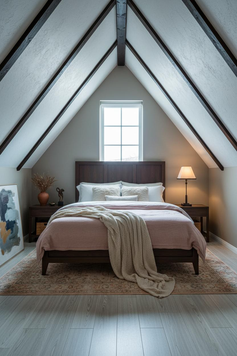 Vaulted Ceiling Bedroom Eaves Dormer