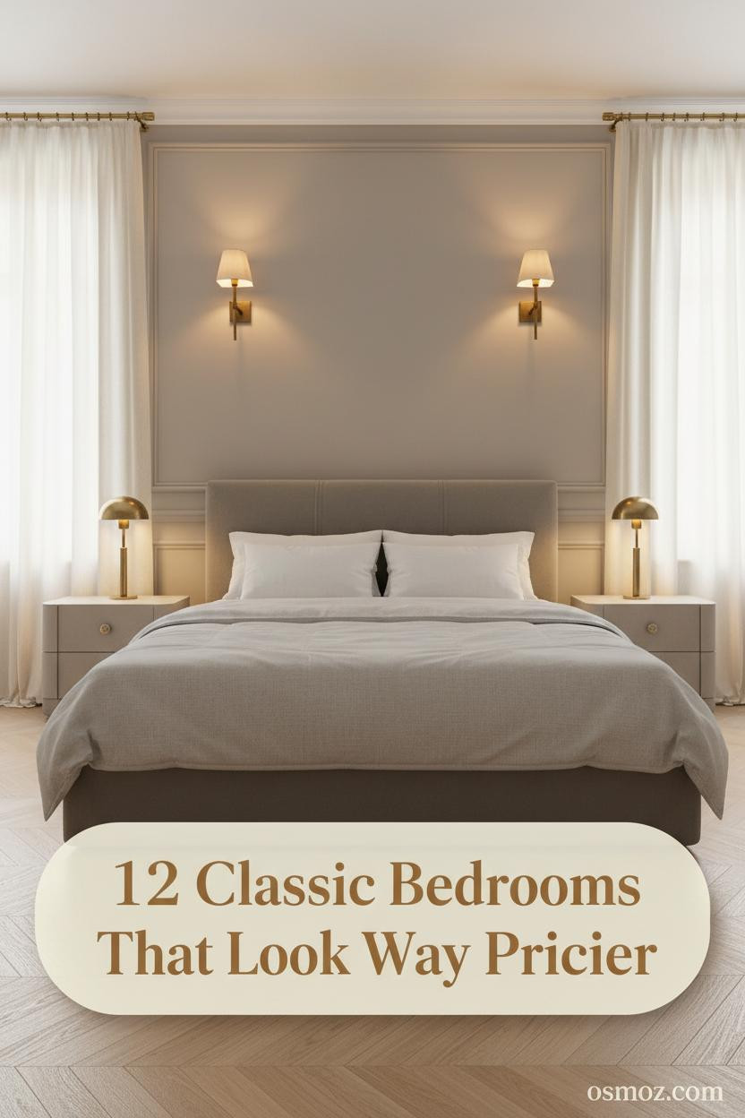 12+ Classic Bedrooms That Feel Collected Rather Than Decorated