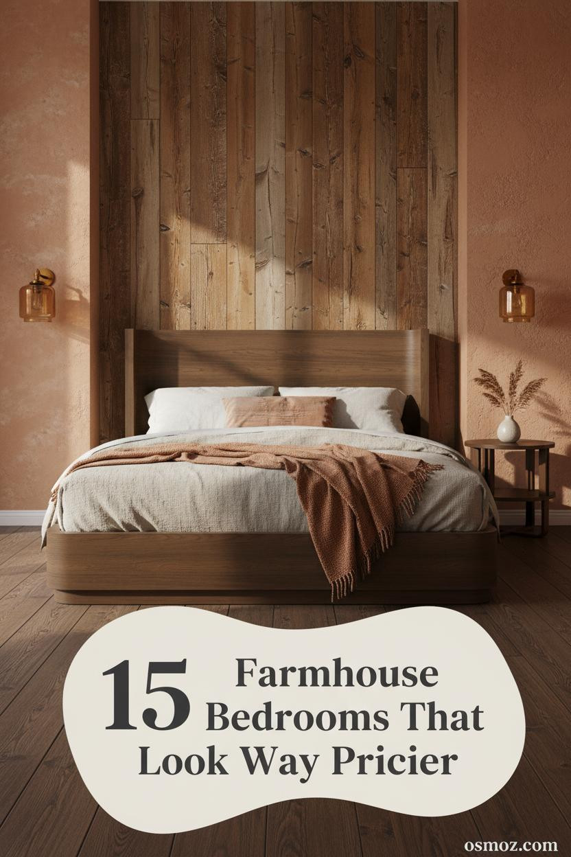 15+ Rustic Farmhouse Bedrooms That Feel Warm Without Trying Too Hard