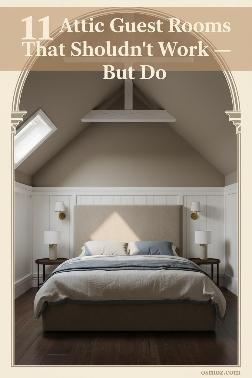 11+ Attic Guest Room Ideas That Make Low Ceilings Feel Intentional