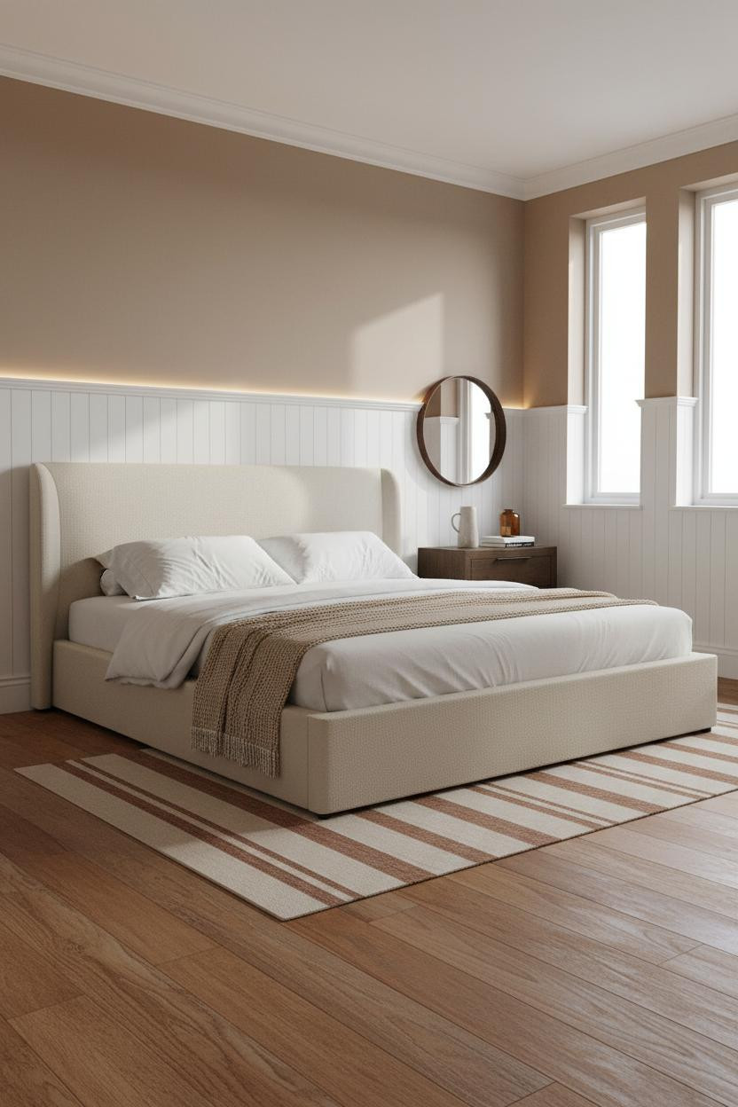 Timeless Bedroom Wainscoting Elegant Design