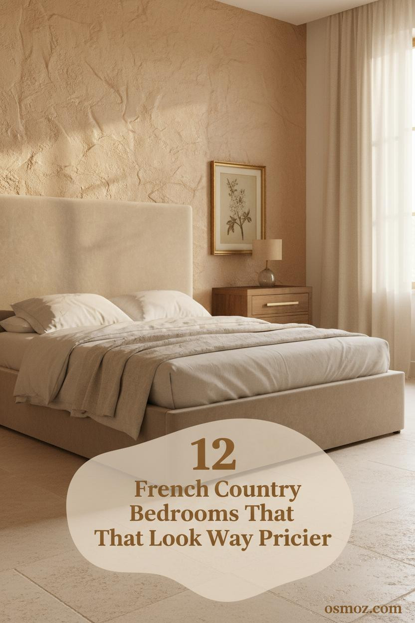12+ Modern French Country Bedrooms That Feel Romantic Without Trying Too Hard